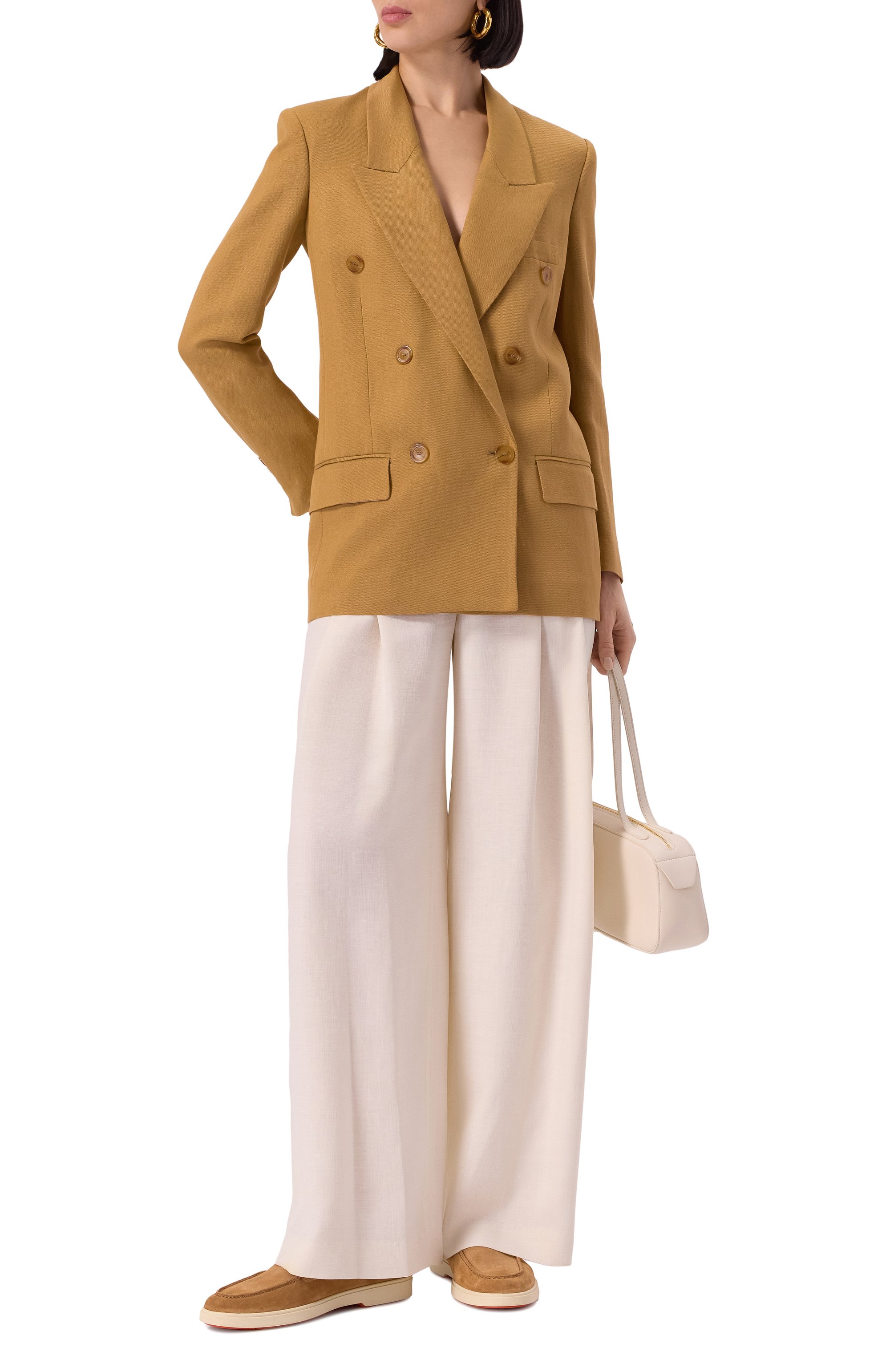 Замшевые лоферы SANTONI, арт. WUYG58856TISNPYL, фото 2