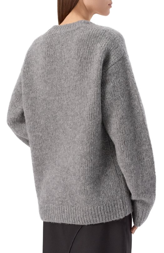 Шерстяной кардиган Dries Van Noten 252-011226-2709 Серый  252-011226-2709 Фото 4
