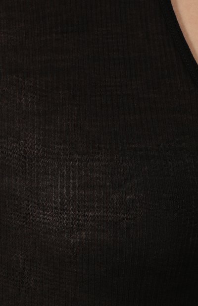 Майка из смеси вискозы и шелка RICK OWENS черного цвета по цене 22900 руб., арт. RP20S1101/RC, фото 5 Майка из смеси вискозы и шелка RICK OWENS, арт. RP20S1101/RC, фото 5