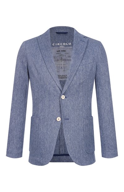 Мужской пиджак изо льна и хлопка CIRCOLO 1901, арт. CN4853