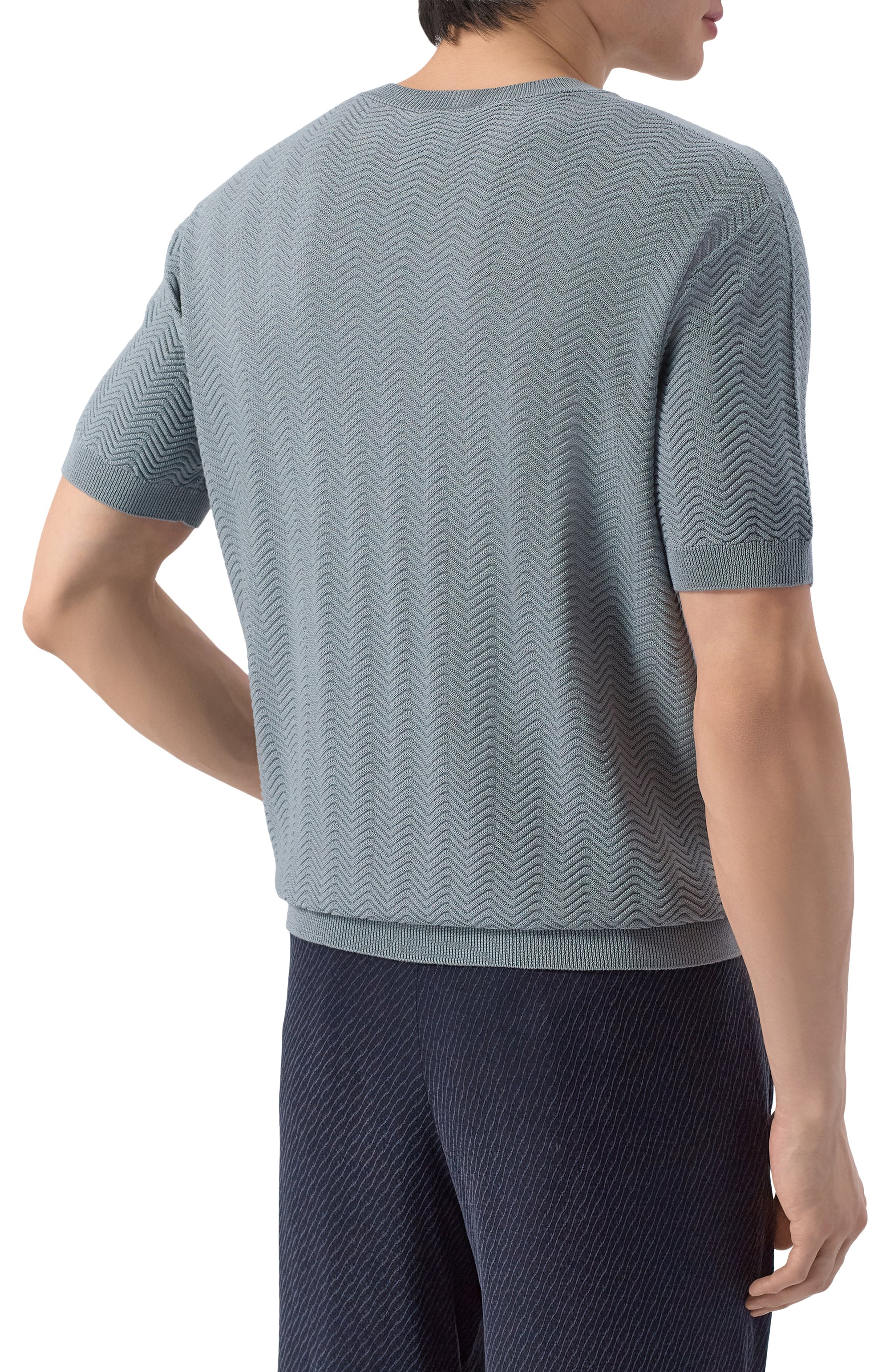 Джемпер из шелка и хлопка GIORGIO ARMANI, арт. GM003132/AF24705, фото 4