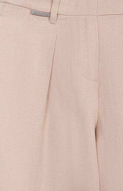 Брюки из вискозы и льна BRUNELLO CUCINELLI, арт. BH126P214C, фото 3