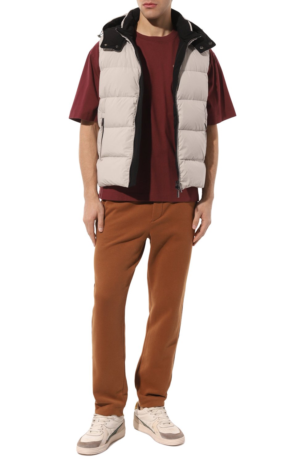 Джоггеры из хлопка и кашемира ZEGNA, арт. UC520A6/CTR3, фото 2