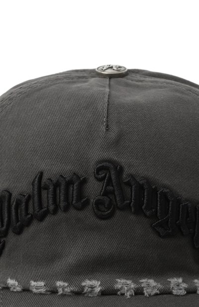 Хлопковая бейсболка PALM ANGELS, арт. PMLB104F25FAB007, фото 3