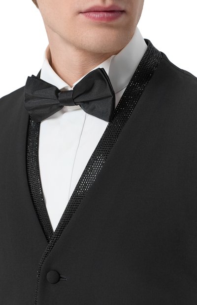 Шерстяной жилет с отделкой стразами GIORGIO ARMANI, арт. GM003856/TE10043, фото 5