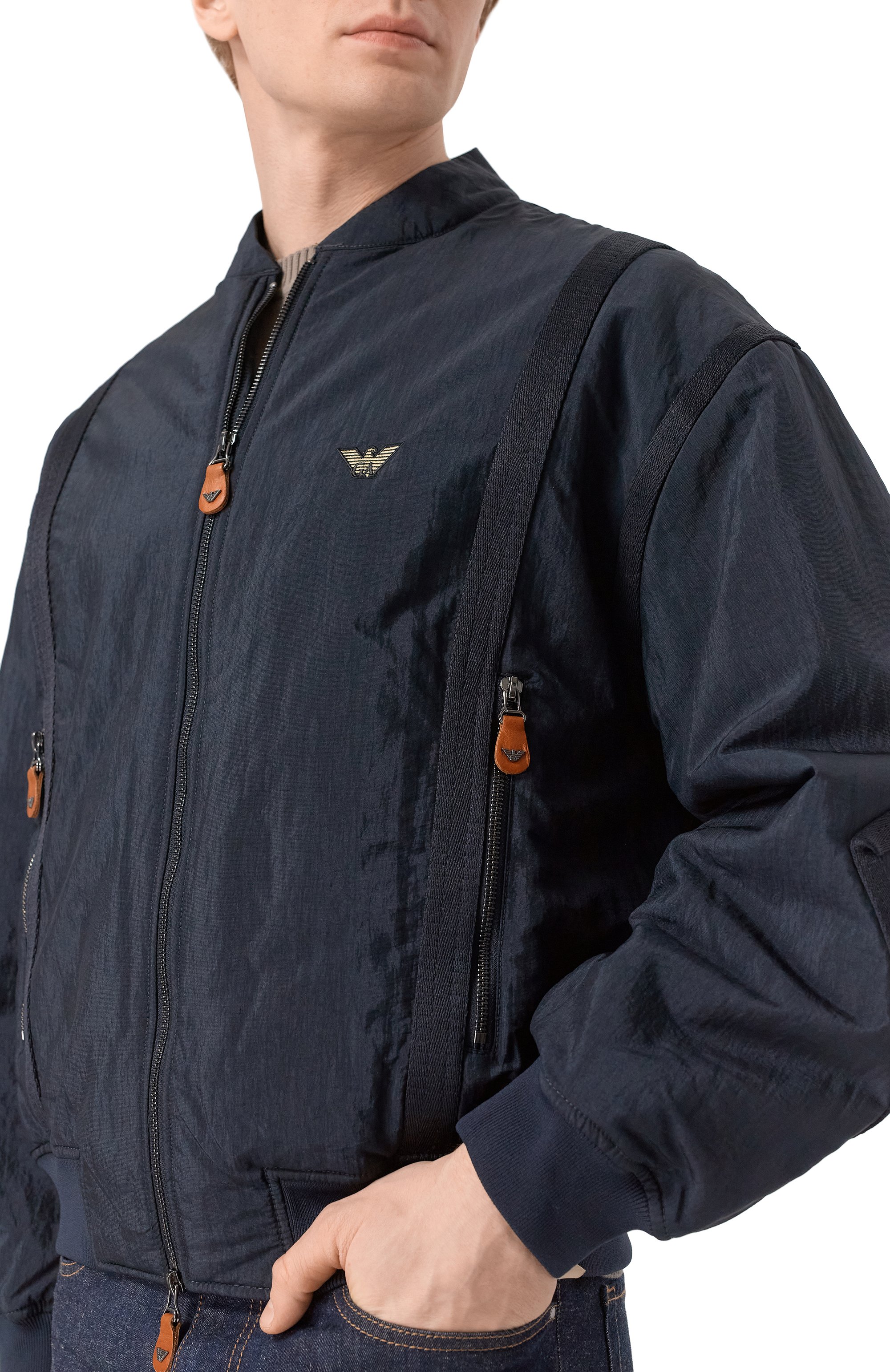 Утепленный бомбер EMPORIO ARMANI, арт. EM005322/AF13779, фото 5