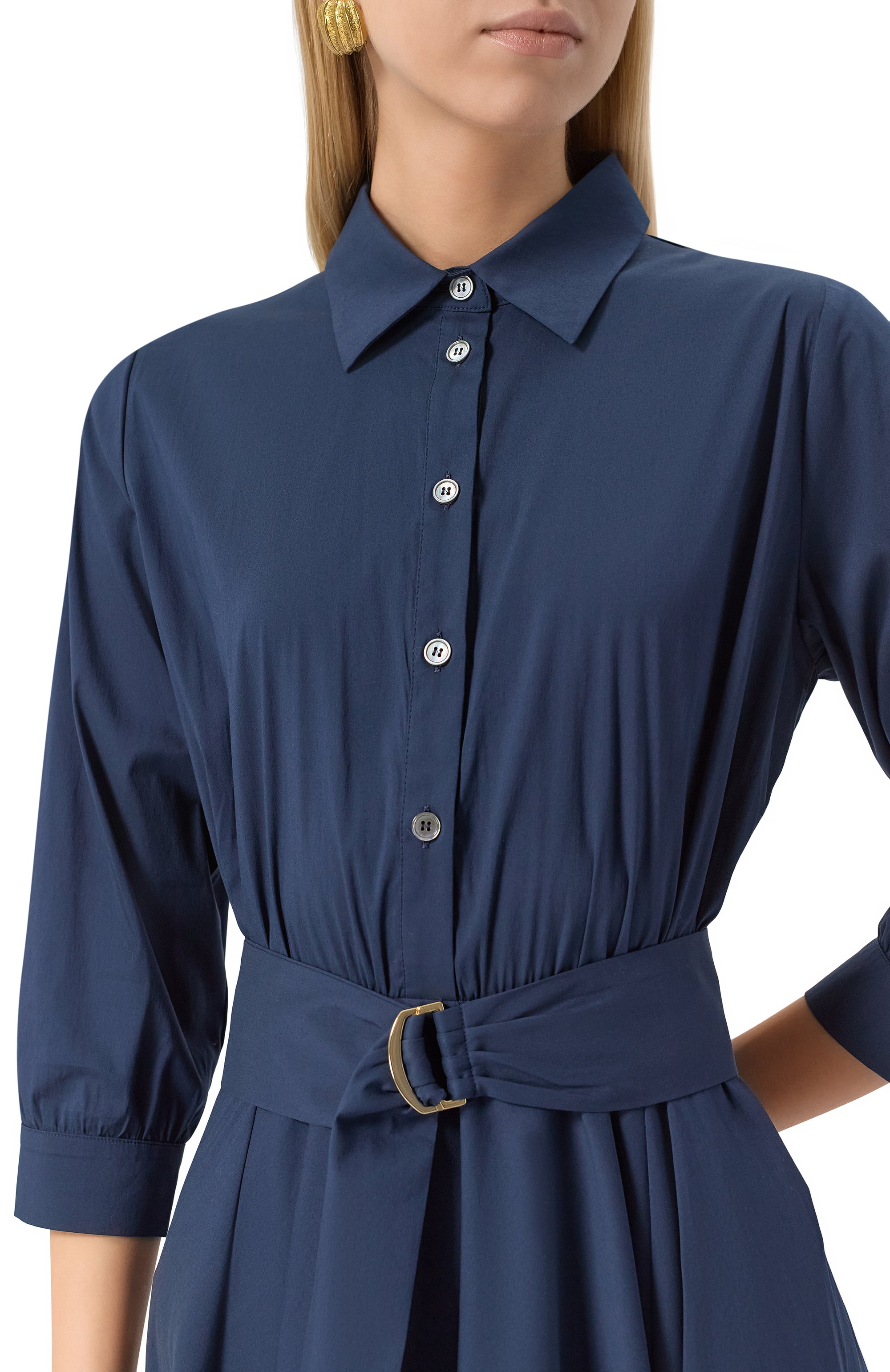 Хлопковое платье PIETRO BRUNELLI, арт. AG2505/C02937, фото 5