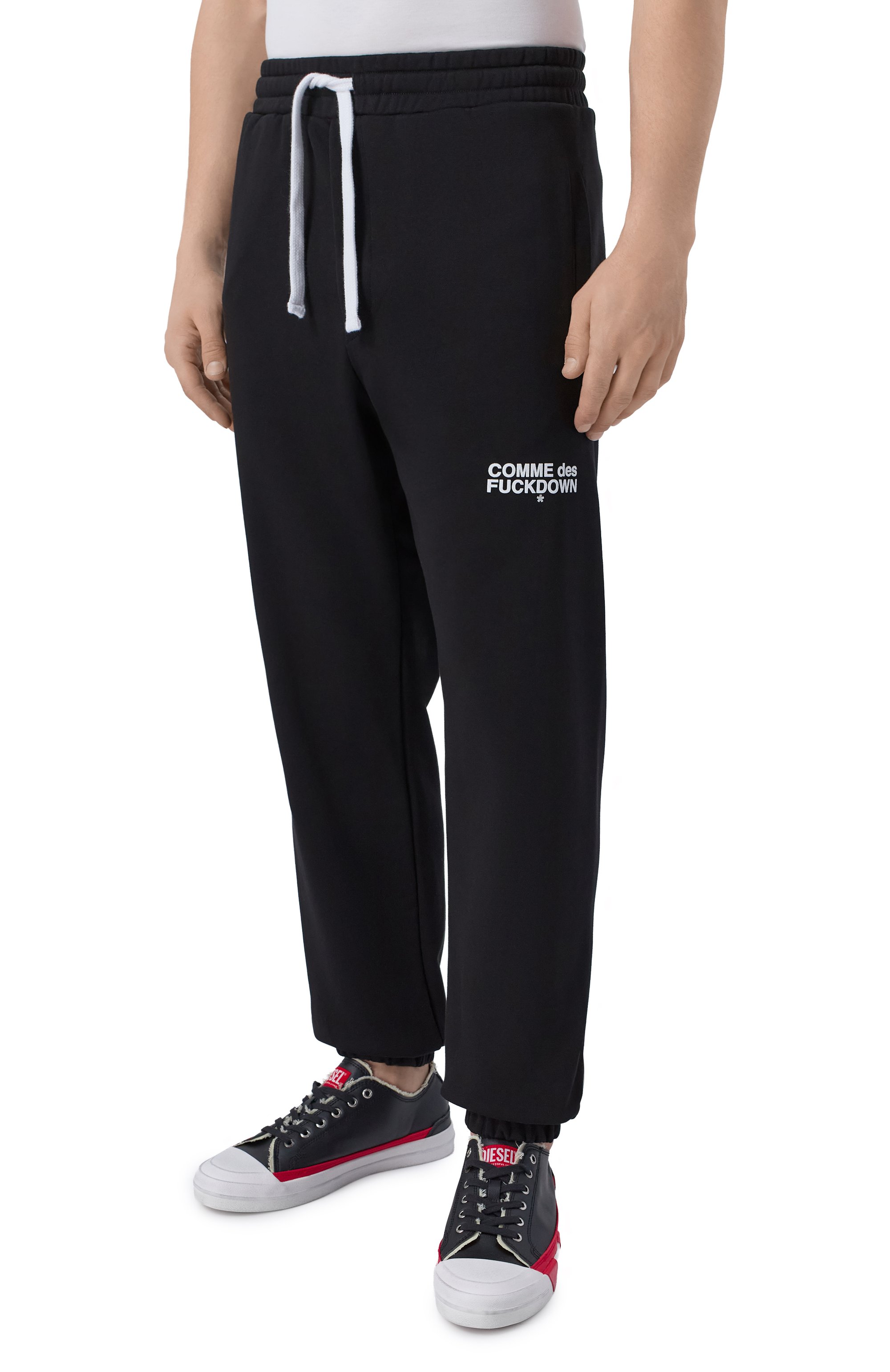 Хлопковые джоггеры COMME DES FUCKDOWN, арт. CFABM01914, фото 4