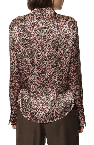 Шелковая рубашка YANA DRESS розового цвета по цене 159000 руб., арт. 1-30-073-3350/9, фото 4 Шелковая рубашка YANA DRESS, арт. 1-30-073-3350/9, фото 4