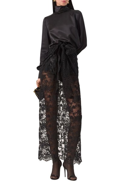 Шелковая блузка DOLCE & GABBANA, арт. F7AI0T/FU1AU, фото 2