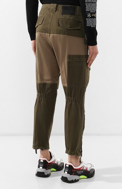 Хлопковые брюки-карго DIESEL, арт. 00SUDN/0EAXD, фото 4