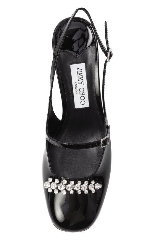 Кожаные туфли Belinda 70 Jimmy Choo BELINDA SB 70/PAT Чёрный  BELINDA SB 70/PAT Фото 6