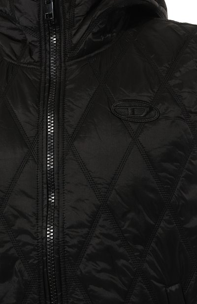 Утепленный жилет DIESEL черного цвета по цене 29150 руб., арт. A13399/0AKAE, фото 5 Утепленный жилет DIESEL, арт. A13399/0AKAE, фото 5