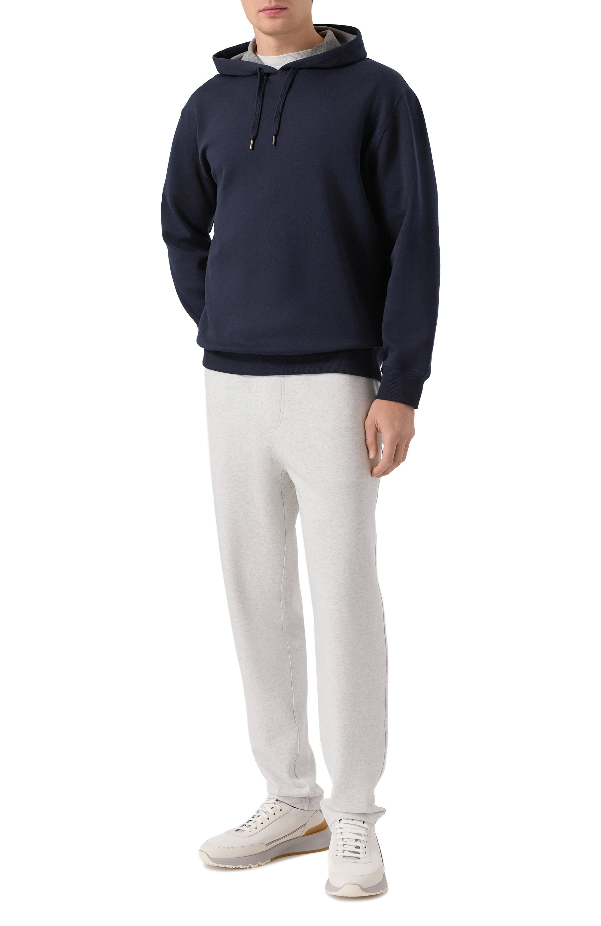 Худи из хлопка и кашемира BRUNELLO CUCINELLI, арт. MM8319021G, фото 2