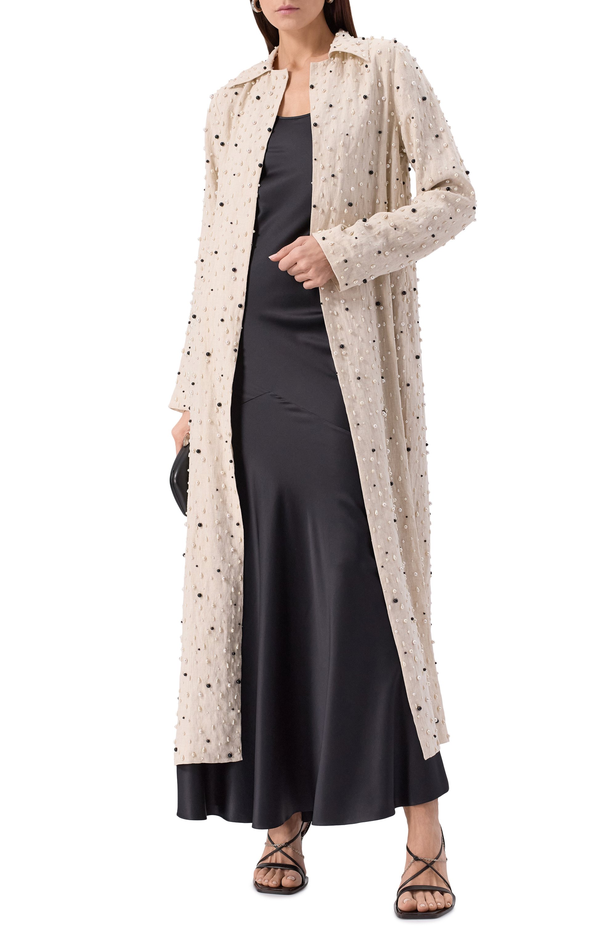 Льняной плащ ALBUS LUMEN, арт. AL.RT25.001.PEARLC0AT, фото 2