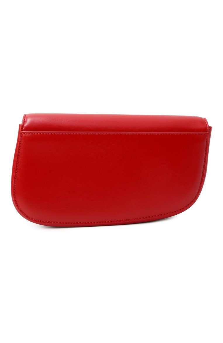Женская сумка fiamma mini FERRAGAMO красного цвета, арт. 218951/775018 | Фото 6 (Размер: mini; Ремень/цепочка: На ремешке; Материал: Натуральная кожа)