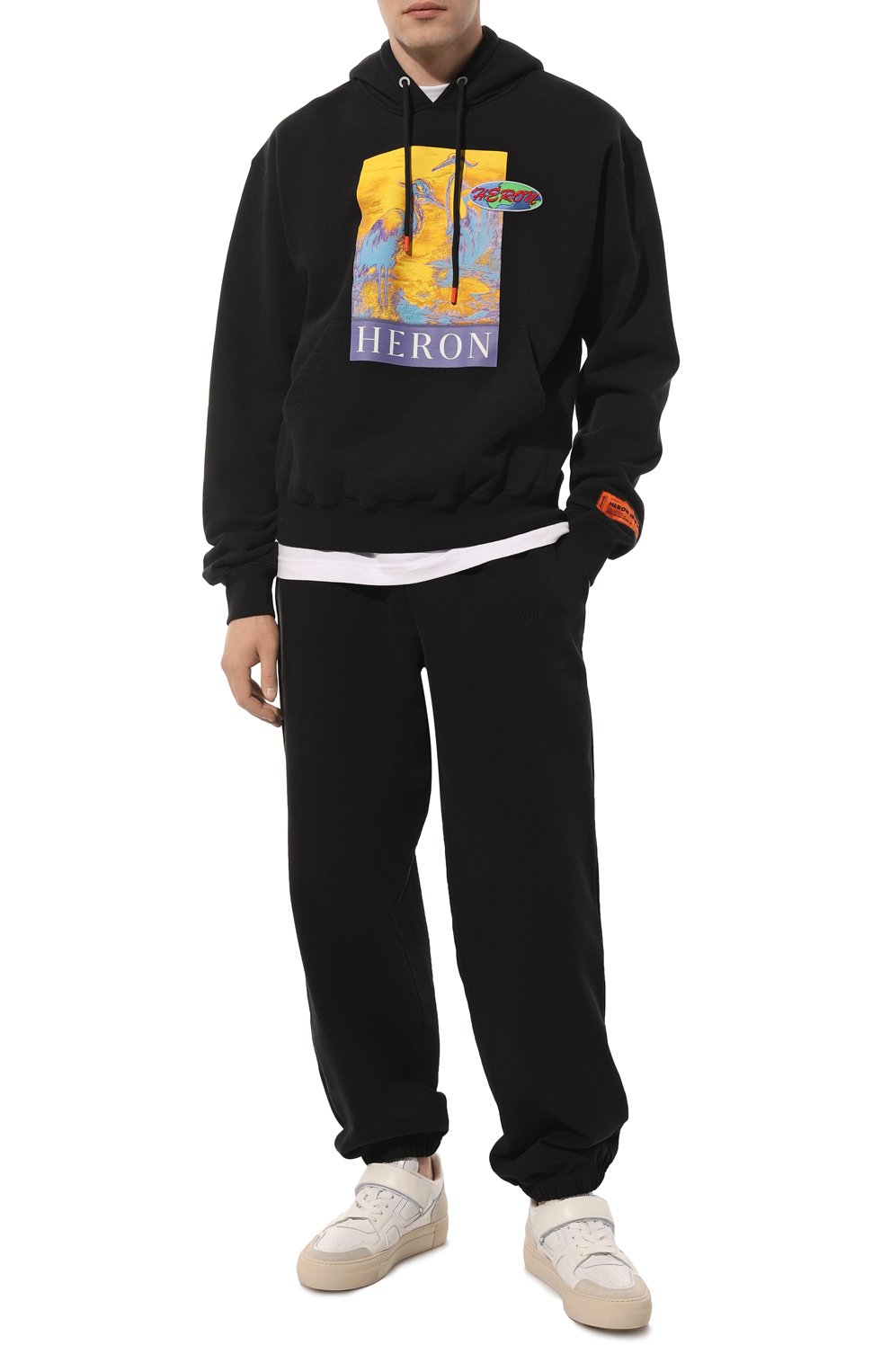 Хлопковое худи HERON PRESTON, арт. HMBB017S22JER005, фото 2