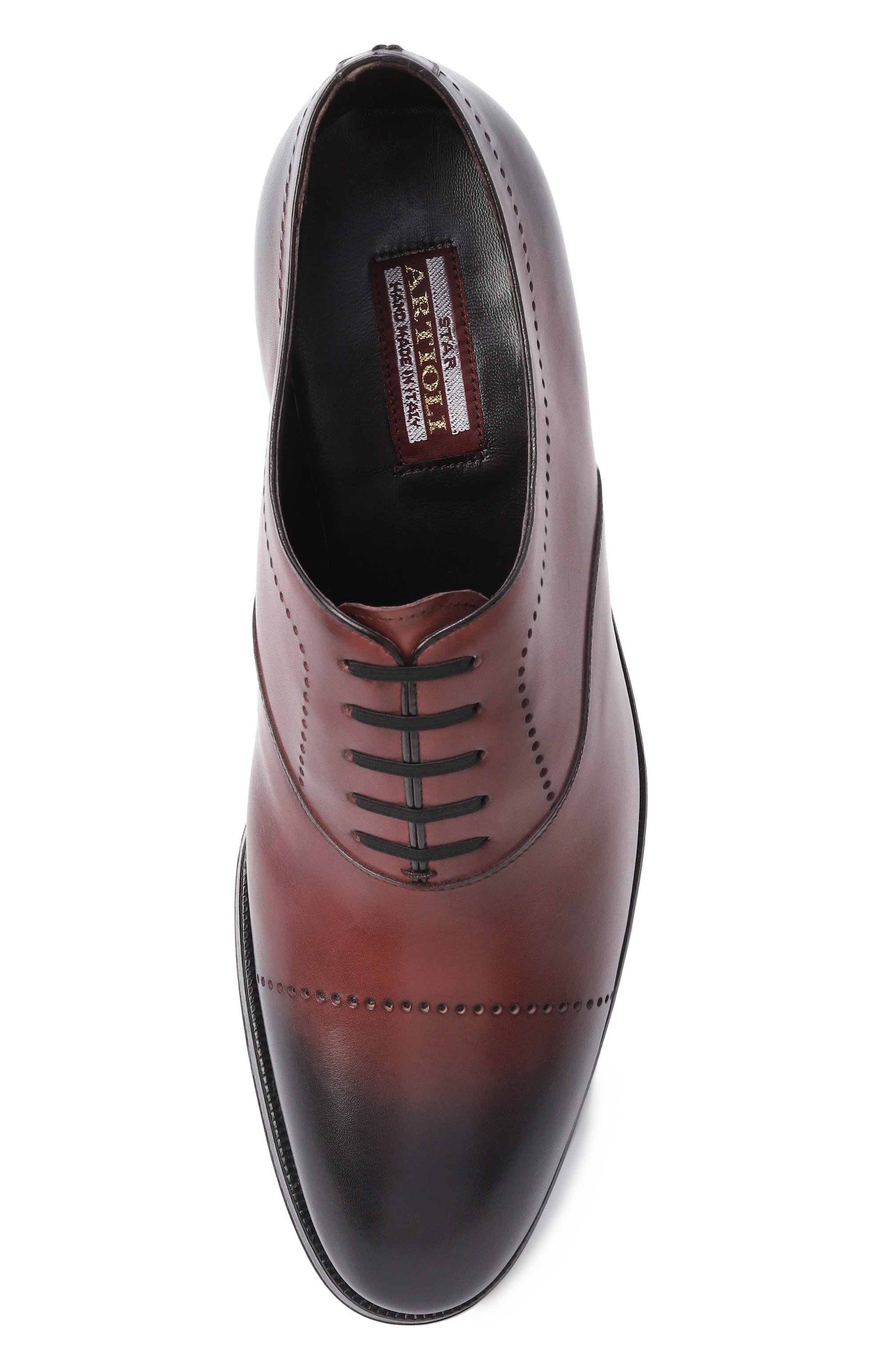 Кожаные оксфорды ARTIOLI, арт. 0G6S919, фото 6