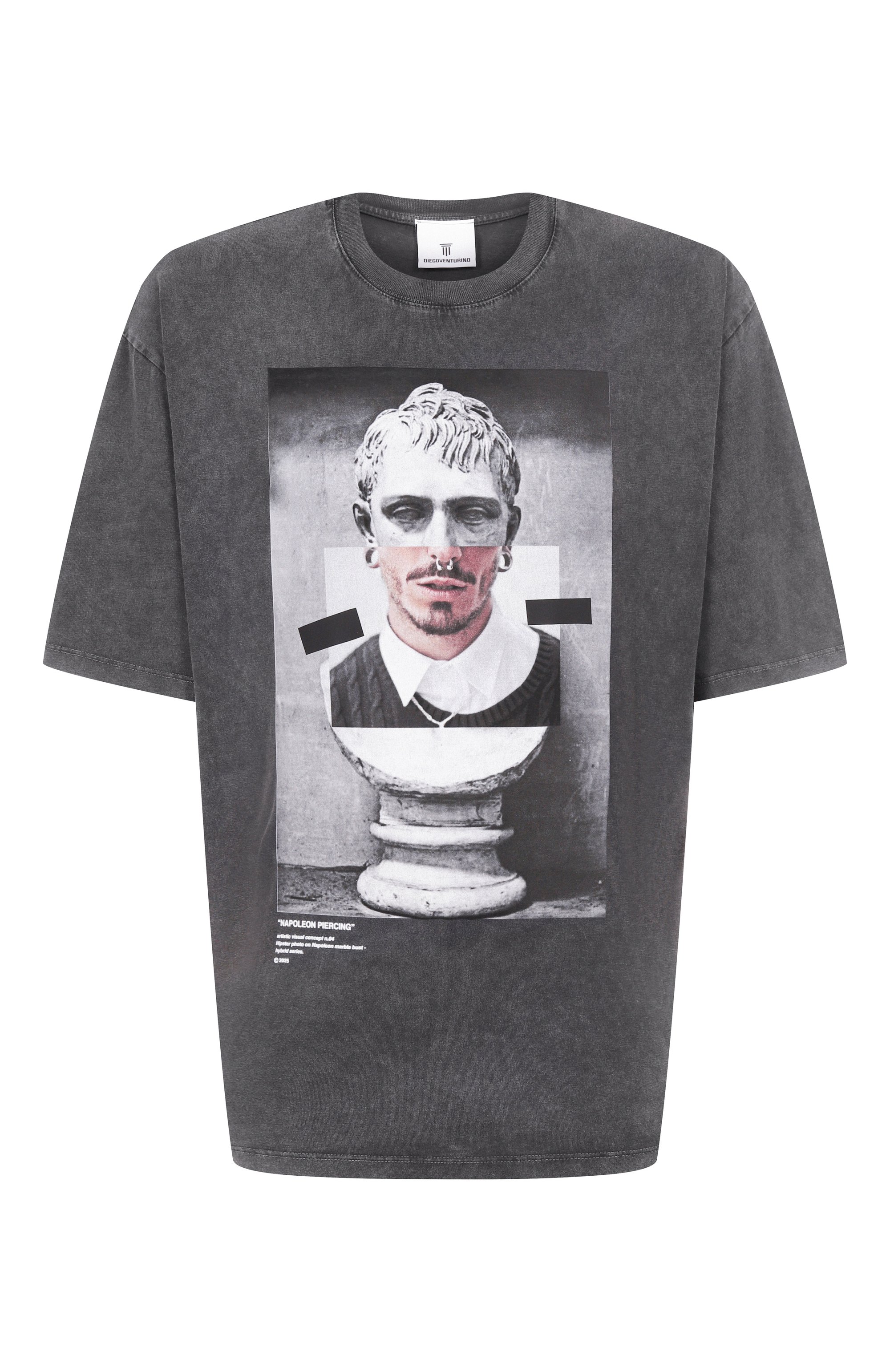 Хлопковая футболка DIEGO VENTURINO, арт. DVTS0NSP, фото 1