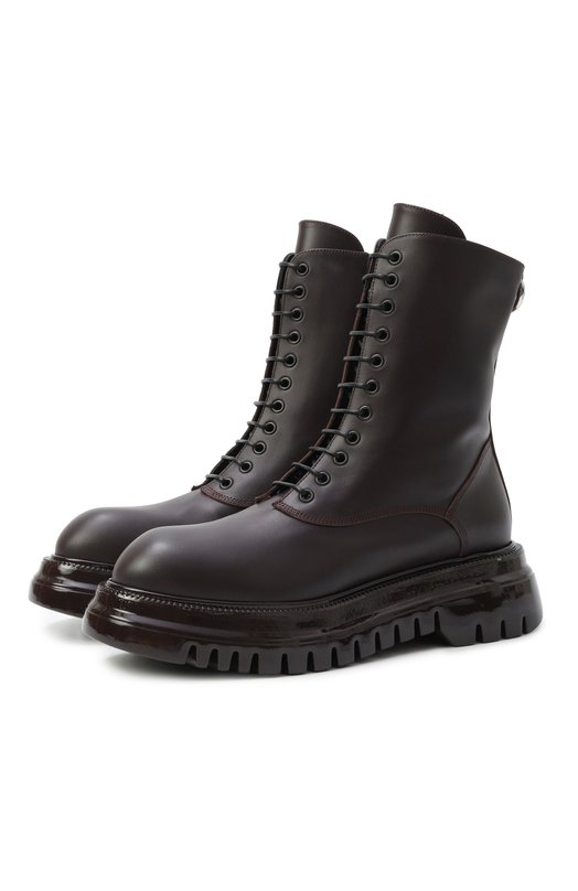 Кожаные ботинки Ida Mattia Capezzani W122/VITELL0 Бордовый W122/VITELL0