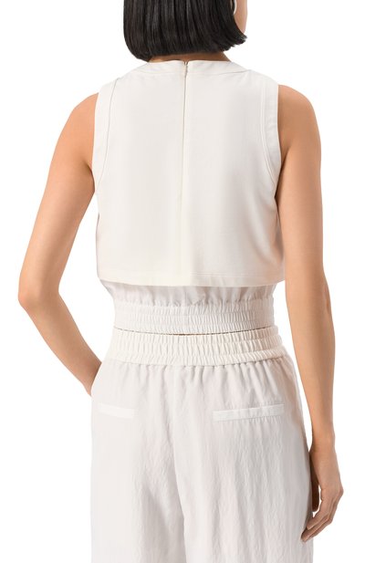 Хлопковый топ BRUNELLO CUCINELLI, арт. MH827VE700, фото 4