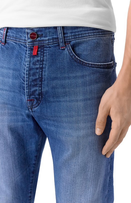 Джинсы Kiton UPNJS1K0115H02 Синий  UPNJS1K0115H02 Фото 5