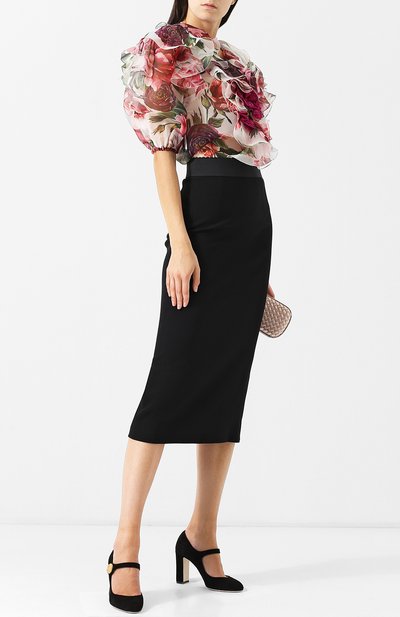 Замшевые туфли mary jane vally DOLCE & GABBANA, арт. CD0883/A1275, фото 2