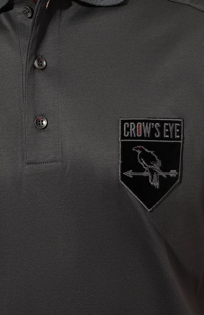 Хлопковое поло CROW’S EYE, арт. L.E.1, фото 5