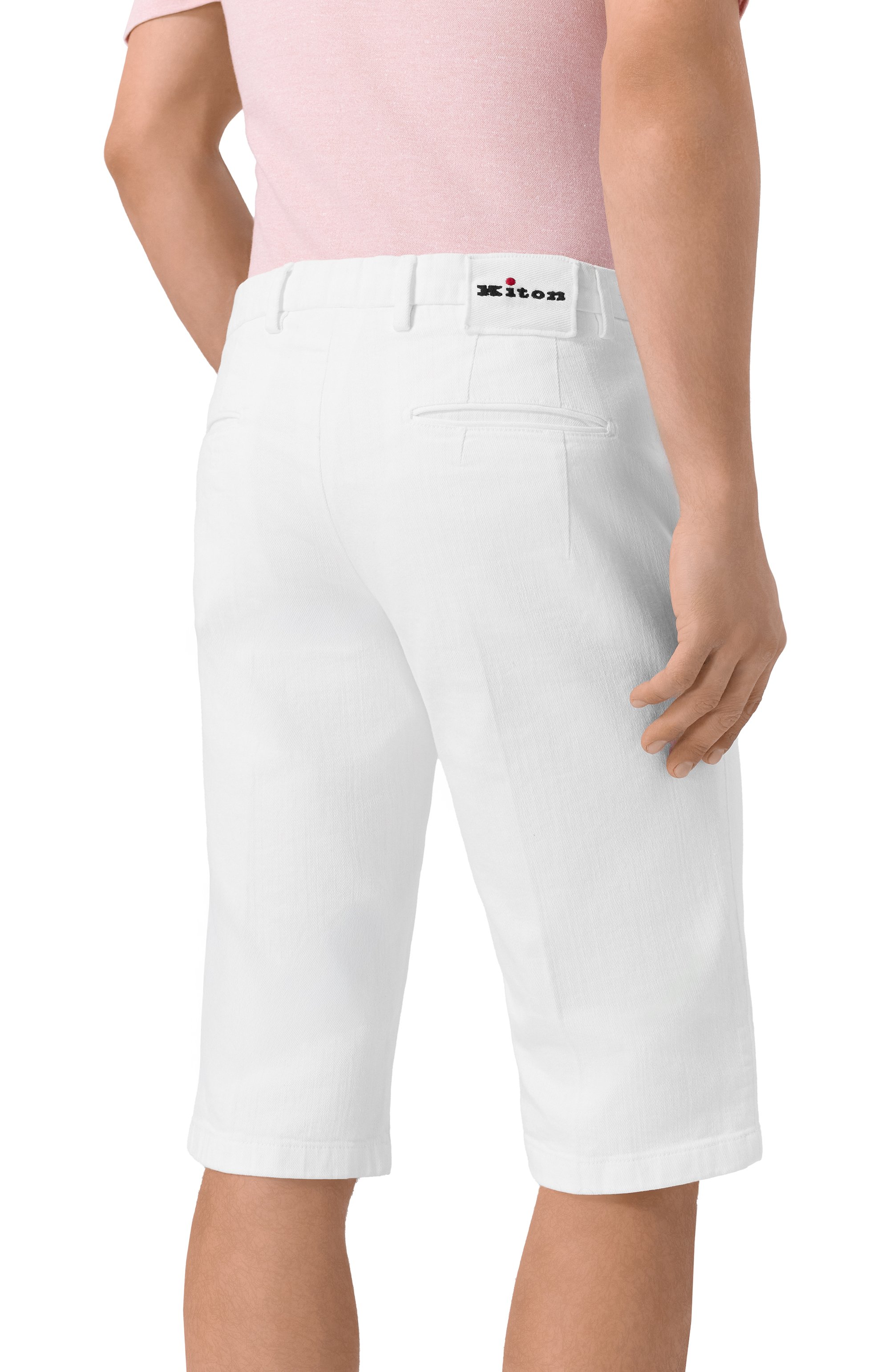 Хлопковые шорты KITON, арт. UFBLACK0602F14, фото 4