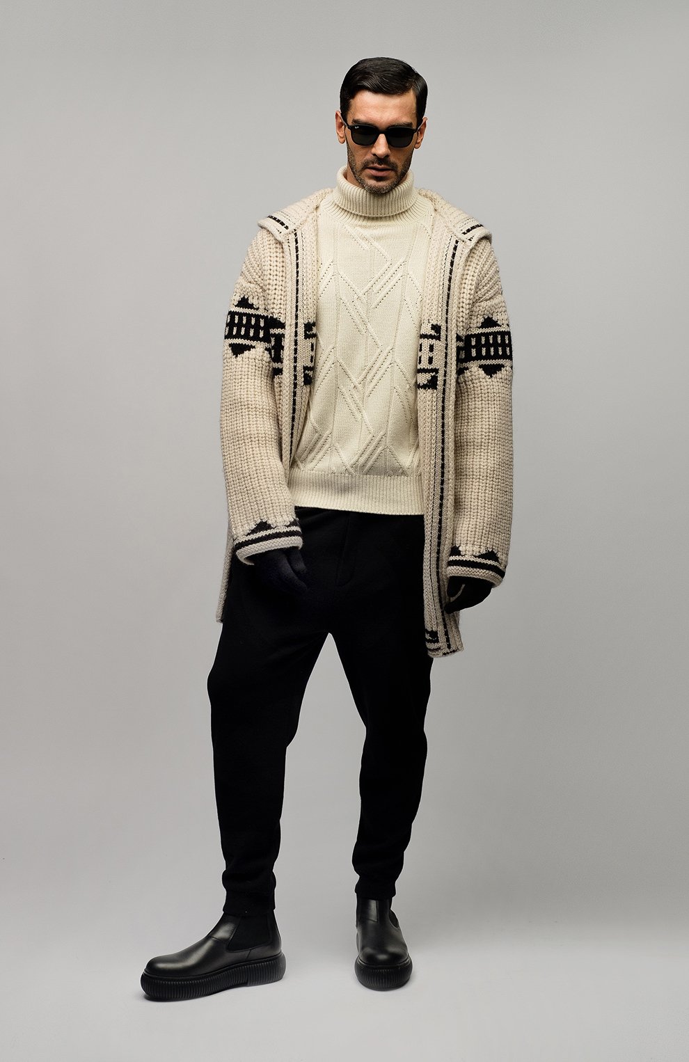 Шерстяной кардиган SAINT LAURENT, арт. 668565/Y75EV, фото 6