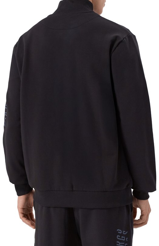 Хлопковый спортивный костюм Dirk Bikkembergs BMF1337 Чёрный  BMF1337 Фото 3