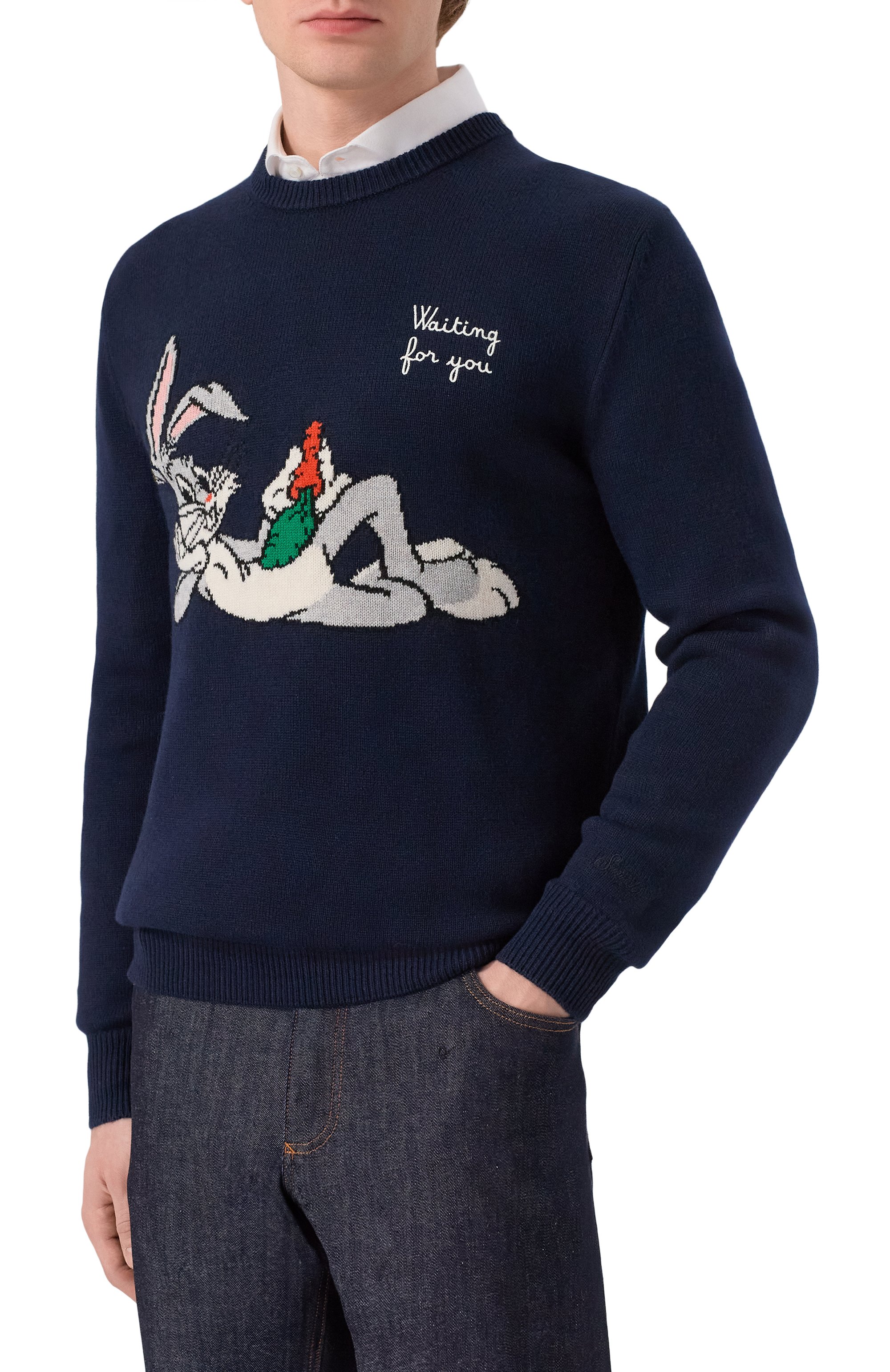 Джемпер из шерсти и вискозы MC2 SAINT BARTH, арт. HER0001-03438I/HER0N, фото 3