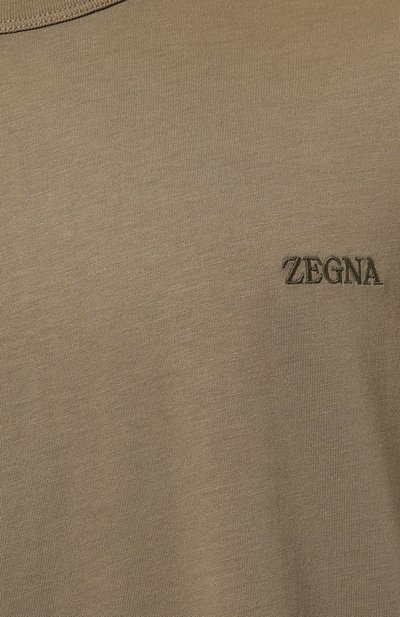 Хлопковая футболка ZEGNA, арт. UD360A7/D760, фото 5