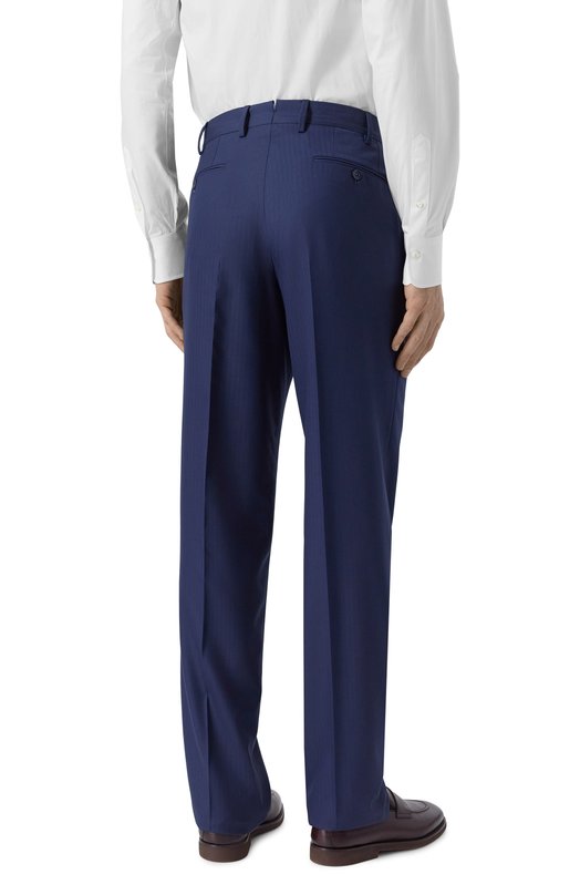 Шерстяной костюм Stefano Ricci M1SFFI2022/HB Синий  M1SFFI2022/HB Фото 5