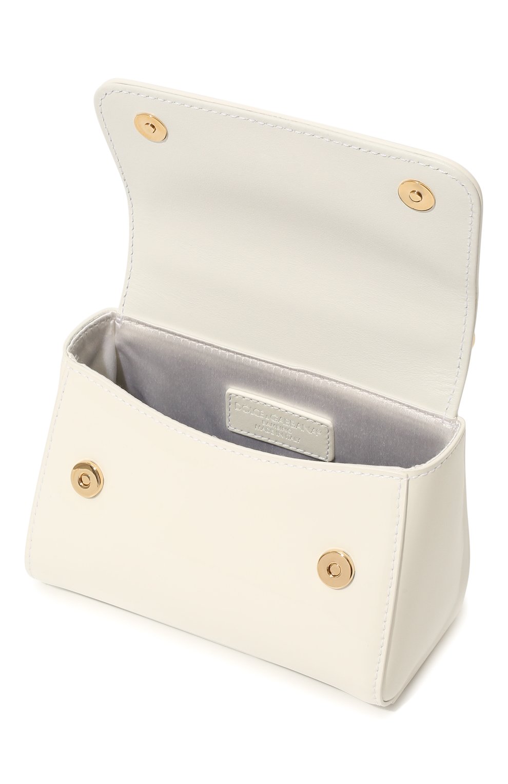 Сумка DOLCE & GABBANA белого цвета по цене 52850 руб., арт. EB0103/A1471, фото 3 Сумка DOLCE & GABBANA, арт. EB0103/A1471, фото 3