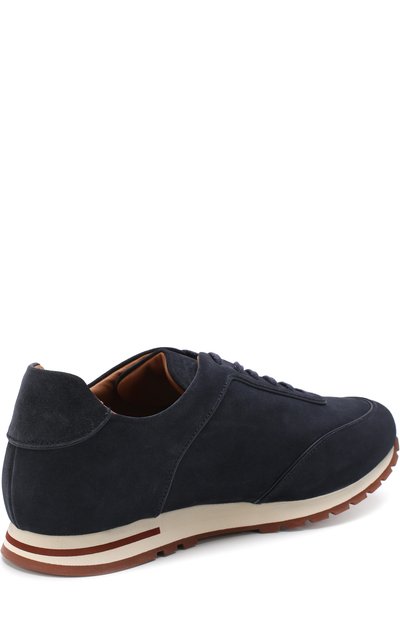 Замшевые кроссовки week end walk на шнуровке LORO PIANA, арт. FAG4290, фото 4