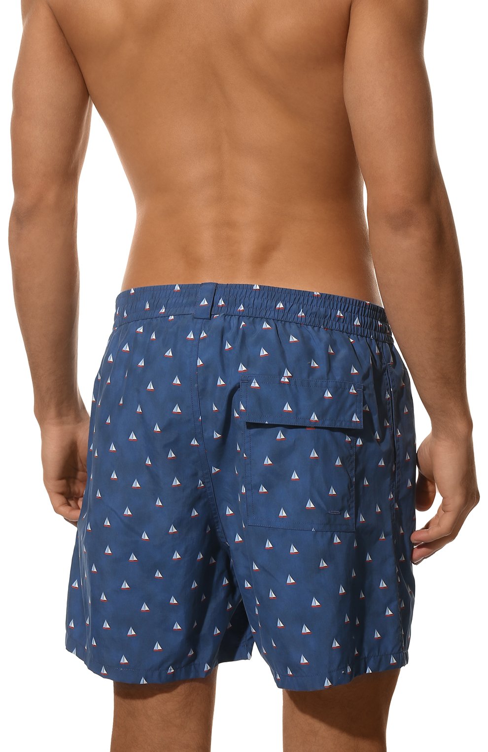 Плавки-шорты LORO PIANA темно-синего цвета по цене 46200 руб., арт. FAL6416, фото 3 Плавки-шорты LORO PIANA, арт. FAL6416, фото 3