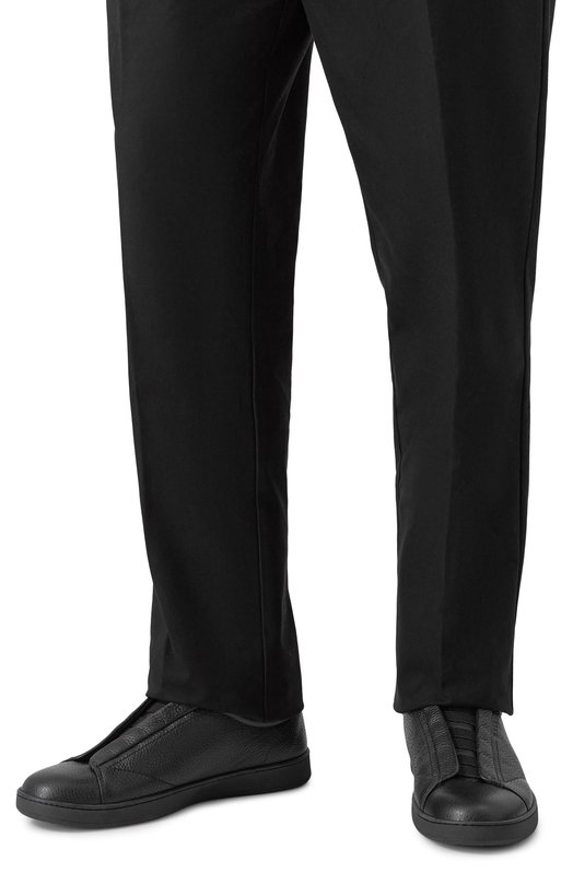 Кожаные кеды Retro Crest Bally MSK0F8/VT029 Чёрный  MSK0F8/VT029 Фото 3