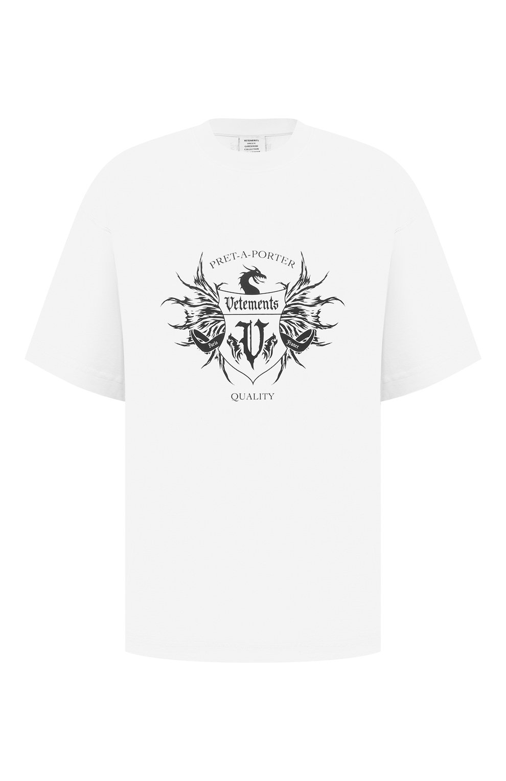 Хлопковая футболка VETEMENTS, арт. UA52TR480W 1610/M, фото 1