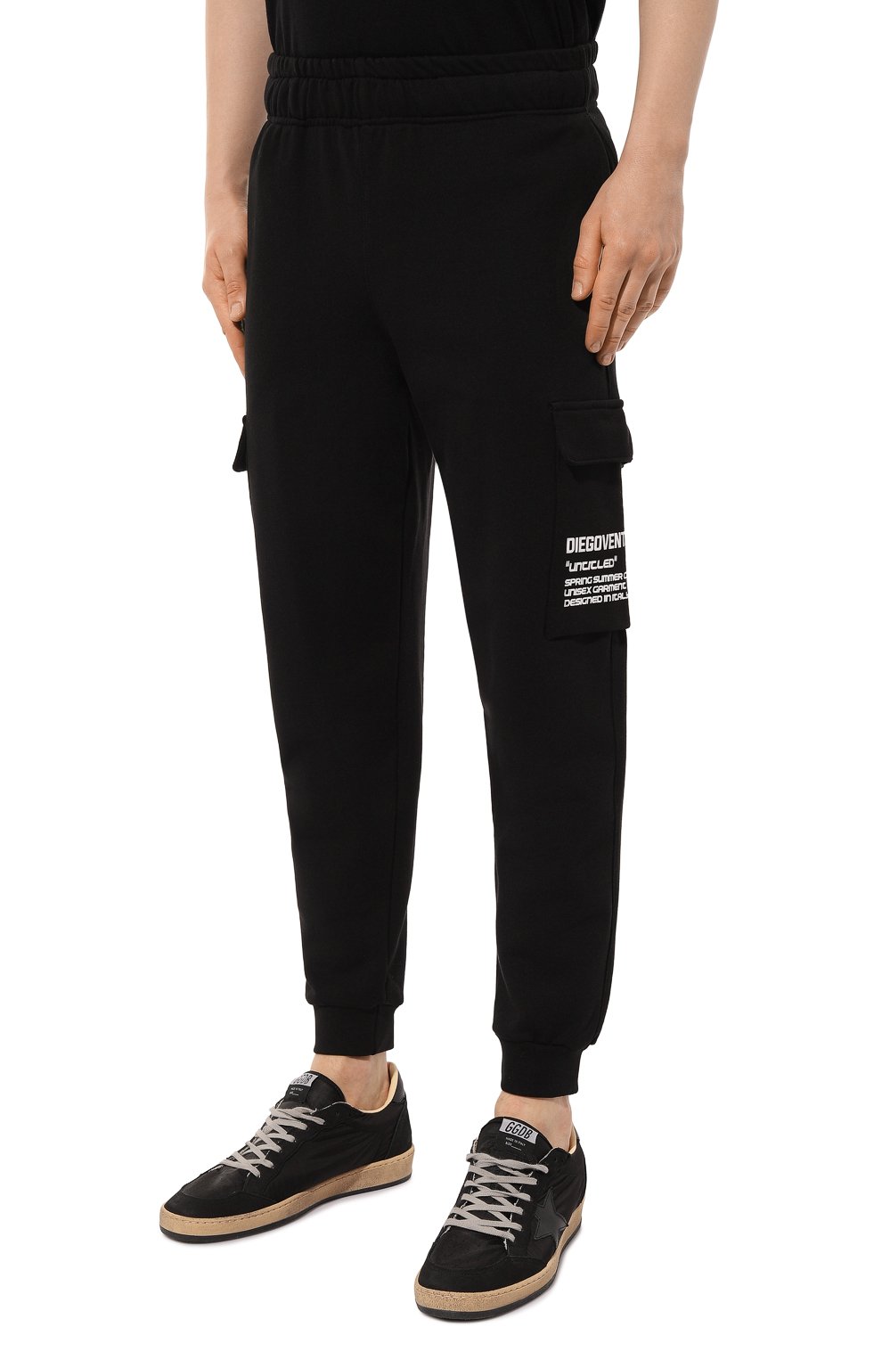 Хлопковые джоггеры DIEGO VENTURINO, арт. D3S4PNT-CRGBASIC2, фото 3