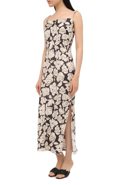 Платье из вискозы NANUSHKA, арт. WILL0W_P0RCELAIN R0SE_PRINTED SLIP SATIN, фото 3
