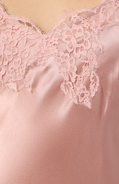 Женская шелковая сорочка LISE CHARMEL светло-розового цвета, арт. ALC1080 | Фото 5 (Материал внешний: Шелк; Материал сплава: Проставлено; Нос: Не проставлено)