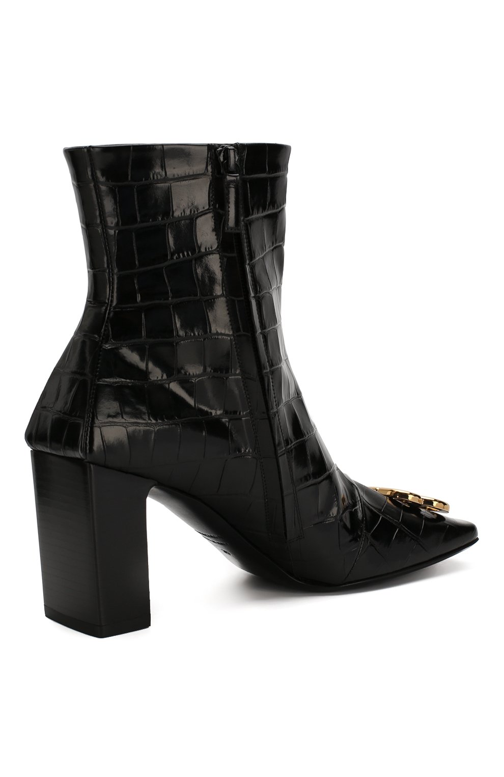 Кожаные ботильоны double square bb BALENCIAGA, арт. 591099/WA9D1, фото 4