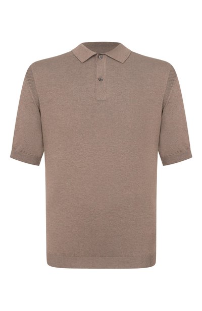 Поло из шелка и хлопка PAUL&SHARK, арт. 26411608_001, фото 1