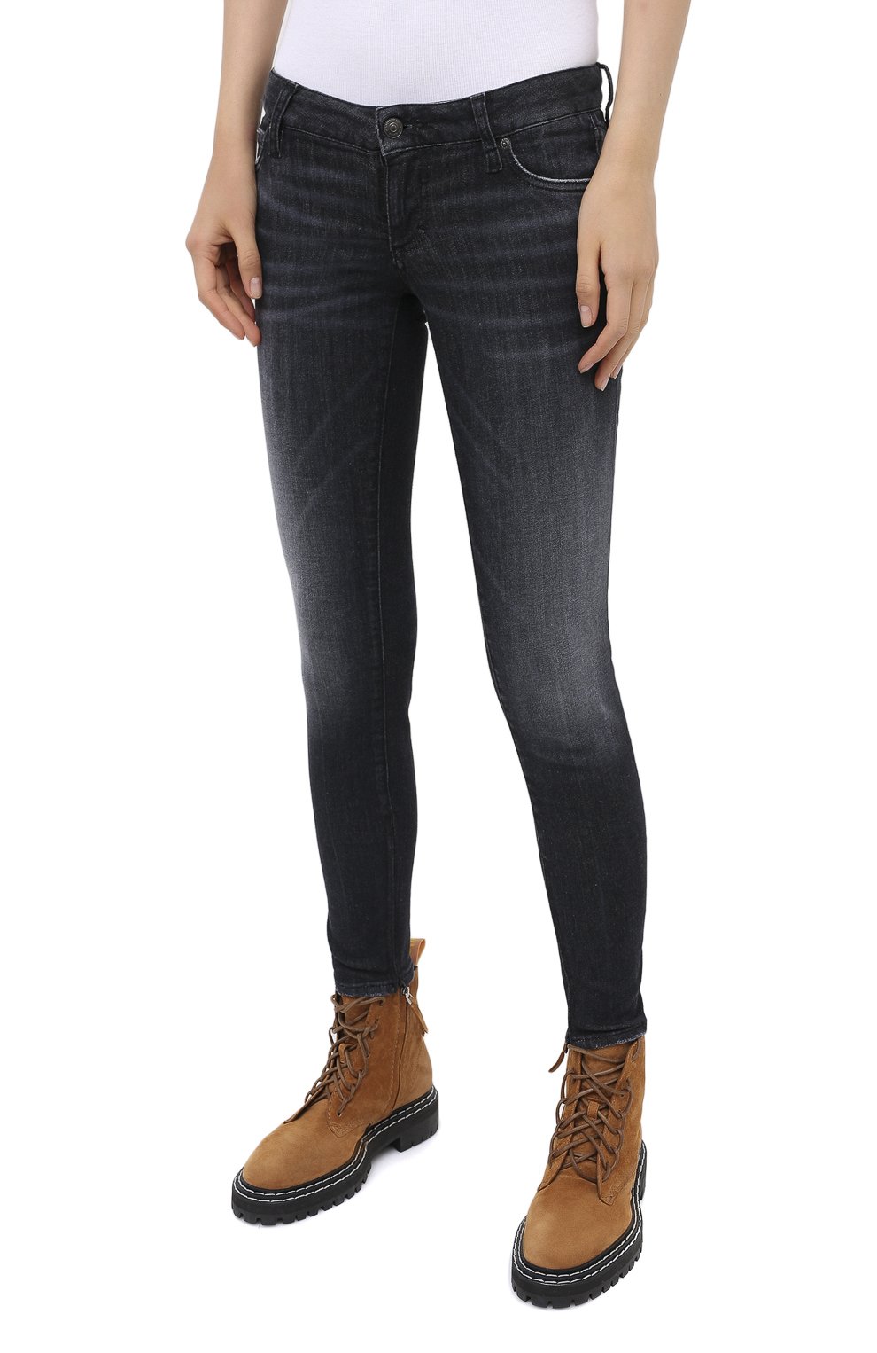 Джинсы DSQUARED2 черного цвета по цене 53250 руб., арт. S75LB0382/S30503, фото 3 Джинсы DSQUARED2, арт. S75LB0382/S30503, фото 3