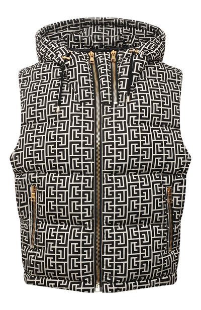 Женский пуховый жилет BALMAIN, арт. WF1T0009/I710