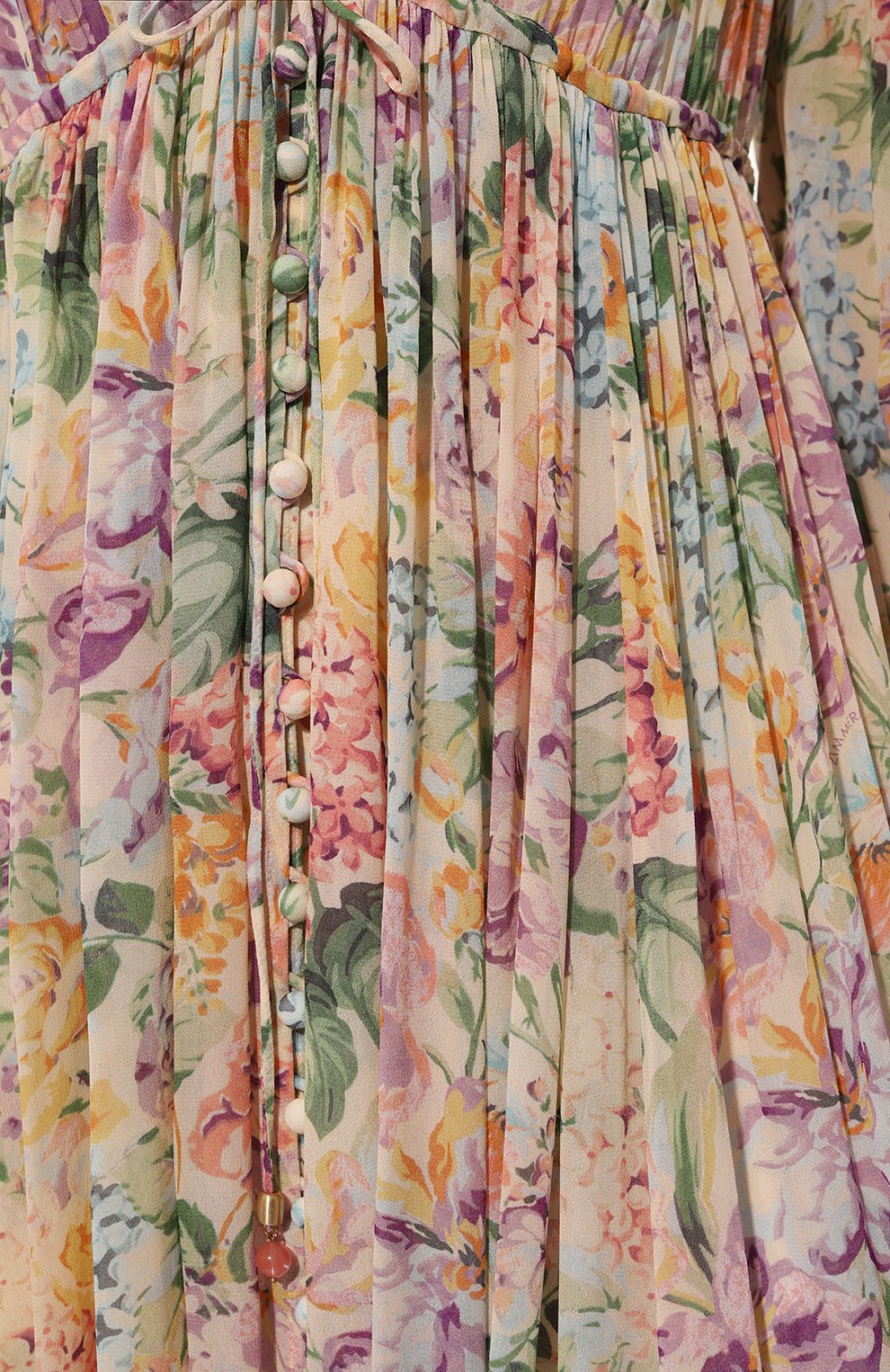 Платье из вискозы ZIMMERMANN, арт. 7384DSS241, фото 5