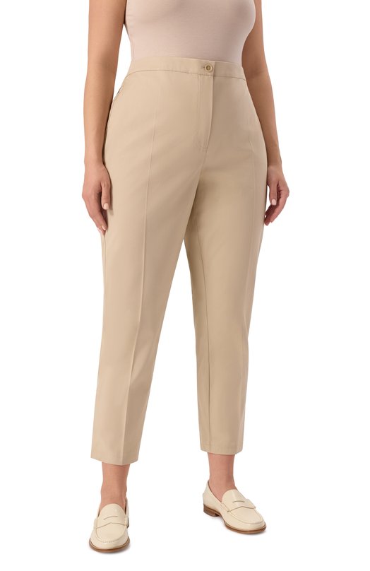 Хлопковые брюки Marina Sport ACLINE Бежевый  ACLINE Фото 3
