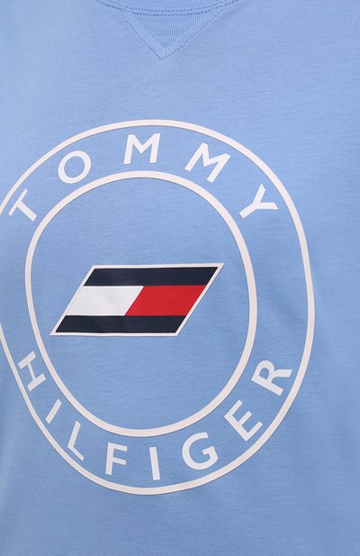 Хлопковая футболка TOMMY HILFIGER, арт. S10S101046, фото 5
