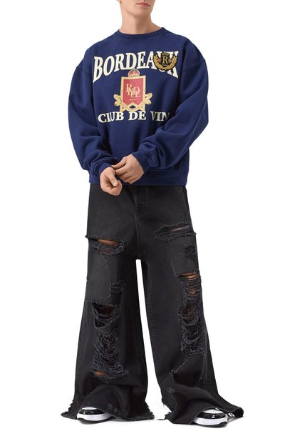  хлопковый свитшот RHUDE, арт. RHFW24ST04012, фото 2